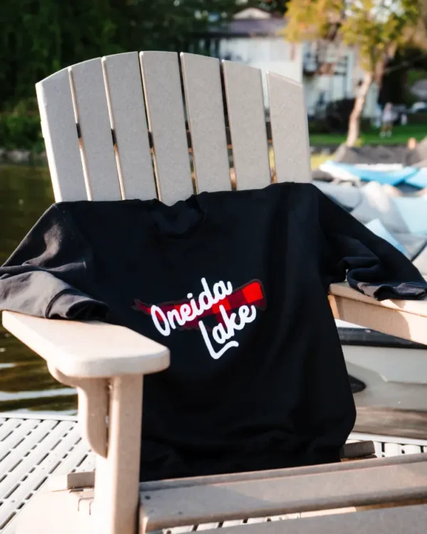 Oneida Lake Black Sweatshirt
