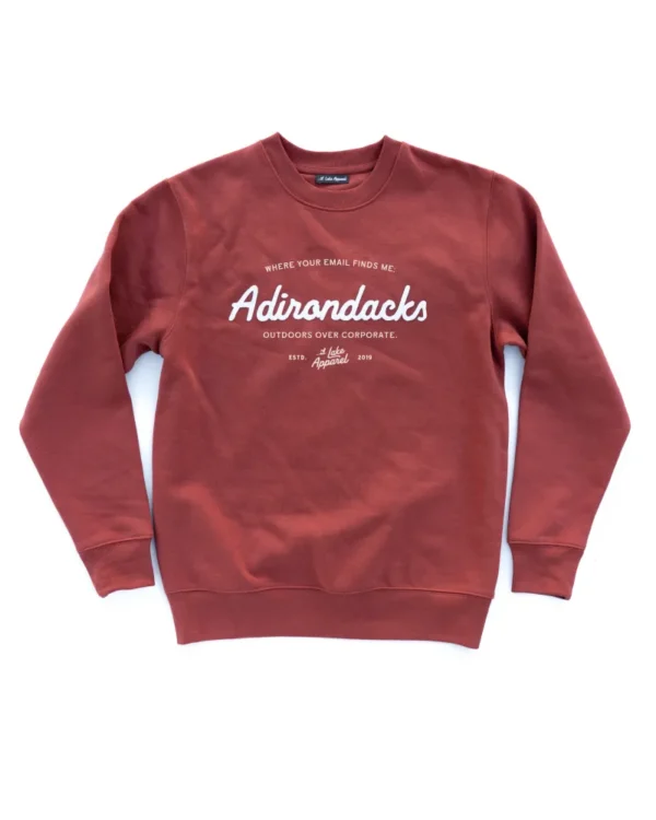 Adirondacks Organic Crewneck Sweatshirt